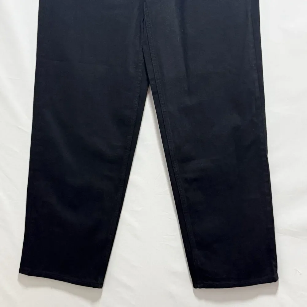 Women's Highest-Rise Straight Jeans Universal Thread Black Size 8 Denim NWT - Picture 16 of 16